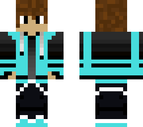 hoodie blue fade v2 (no hat)