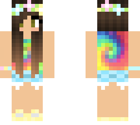 pastel flower hippie
