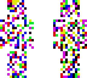 rainbow color blob