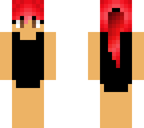 red hair girl with bakini