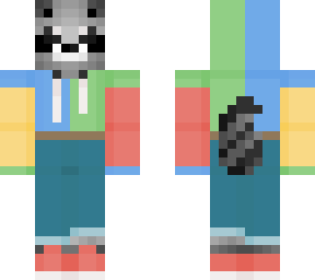 retro raccoon