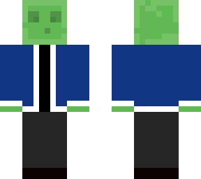 slime man in blue hoodie