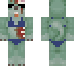 zombie bikini squirrel realm halloween