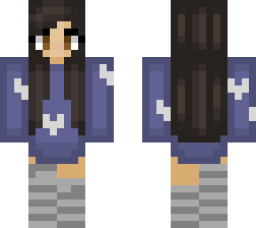 black hair blue hoodie girl fix