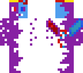 blue and purple