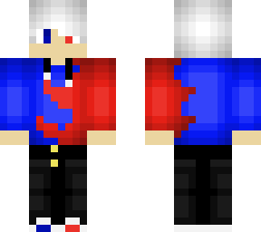 blue and red fusion