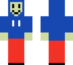 blue hoodie