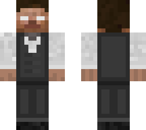 herobrine in a suit