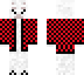 llama with flannel