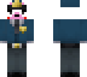 mangle in a security guard uniform