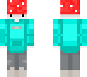 mushroom head edit 2 but with a hoodie