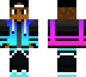 neon fade hoodie