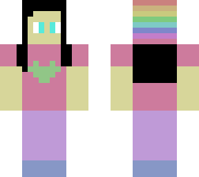 pastel rainbow beanie