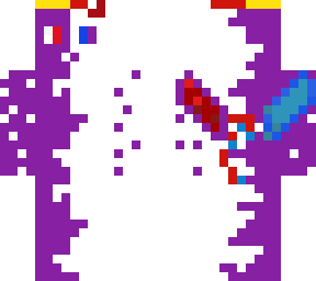 purple instead of black