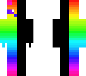 rainbow cat w/ black illusion