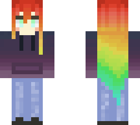 rainbow girl