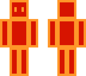 red and orange