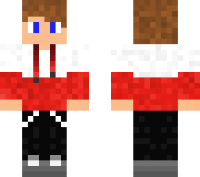 red and white hoodie boi