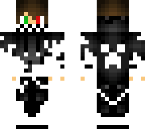 white and black