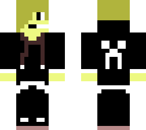 (white) creeper hoodie