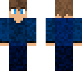 anime-themed blue skin