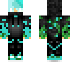 blue and green dragon boy