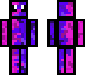 blue and purple clash outlined