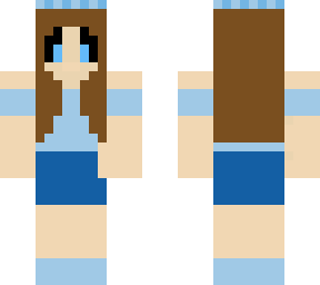 blue girl