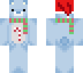 christmas bear with hat