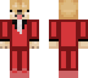 doge in red suit