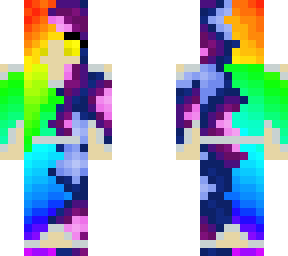 galaxy rainbow girl