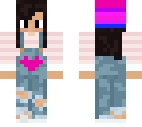 girl w beanie and overalls