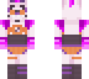 Glamrock Lolbit Minecraft Skin