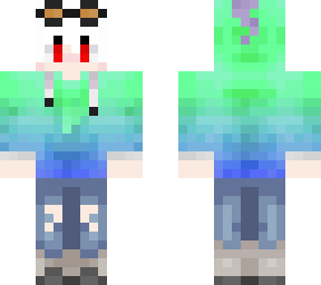neon green male w/ lighter white hair v2
