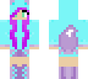 pastel fox girl