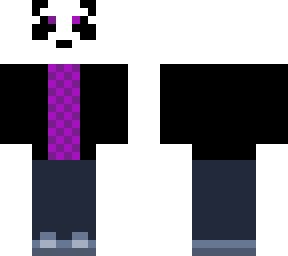 purple eyed panda