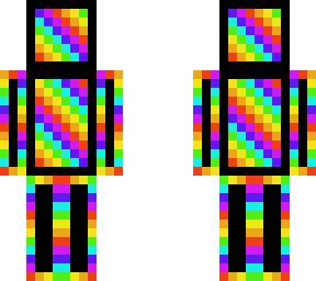 rainbow box man
