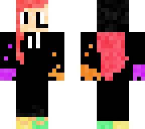 rainbow gamer girl(with a small effect)