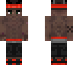 red shirtless