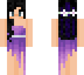 remix, purple garden dress girl