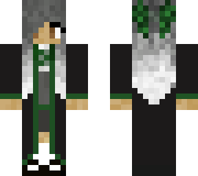 slytherin girl with bow ombre