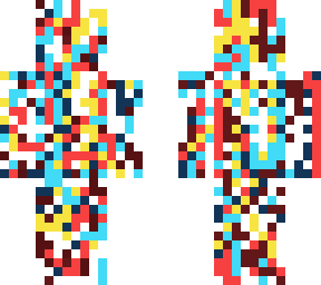 the colord man