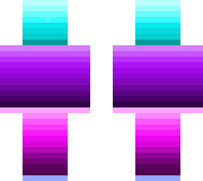 blue, purple, pink person!