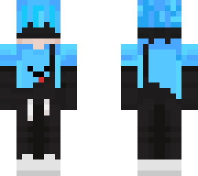 blue hair boy