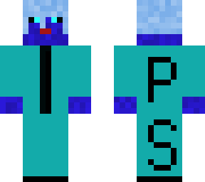 blue man