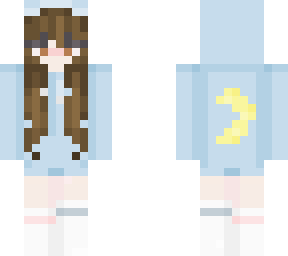 blue moon hoodie with moon