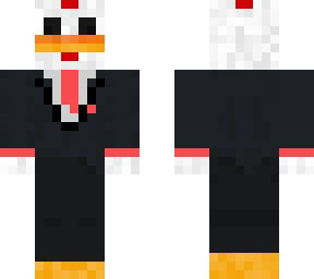 chicken in a suit