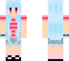 cotton candy twin (blue)