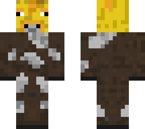 cow man with a yellow face