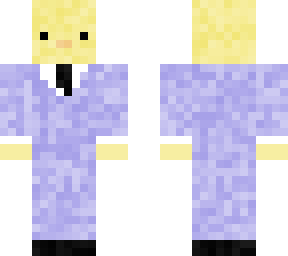 duck in purple suit